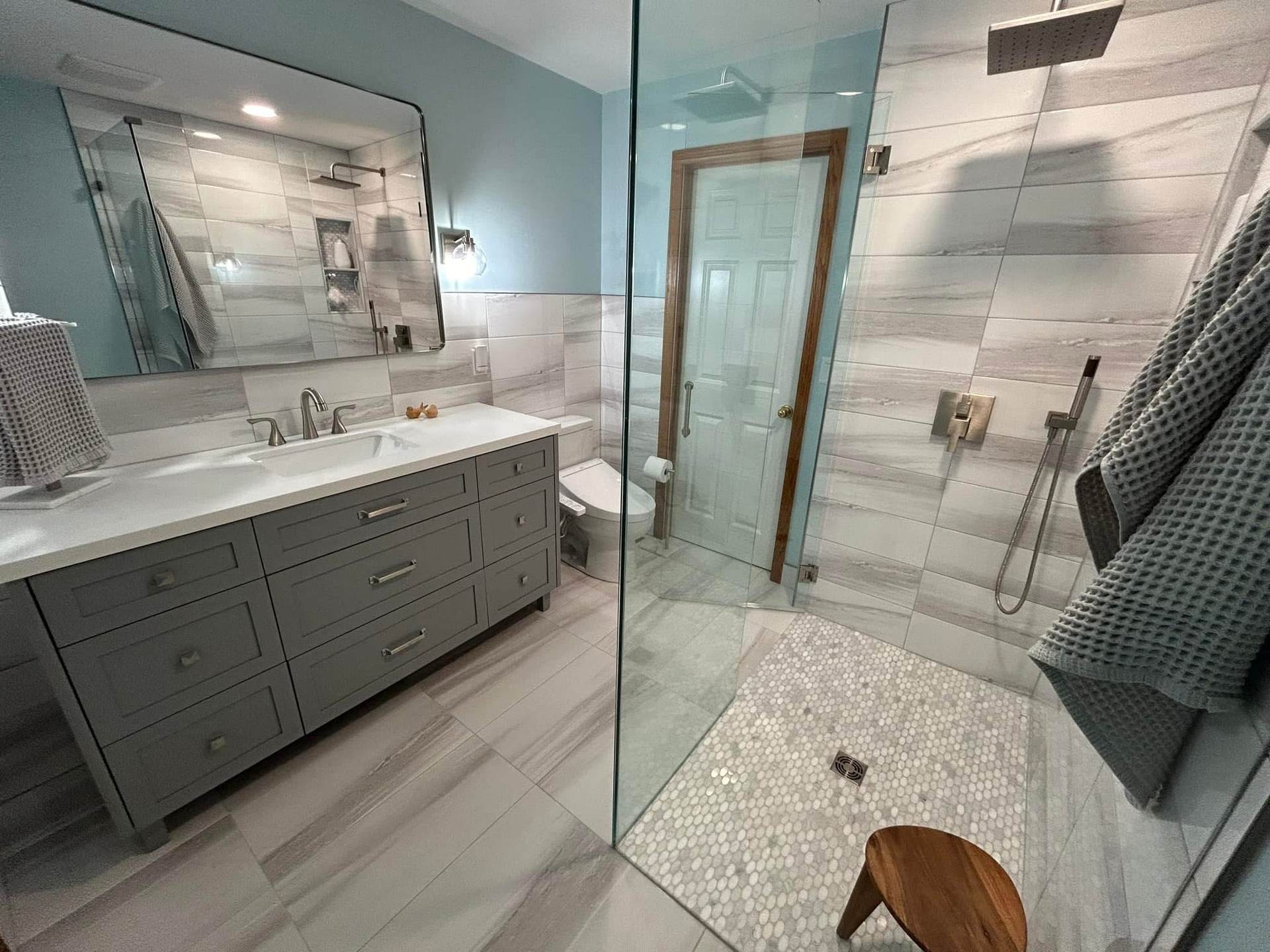 Custom shower